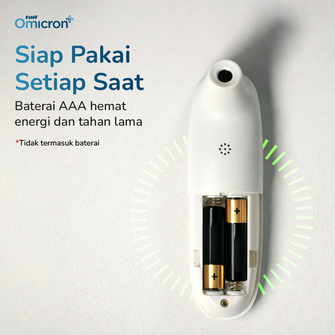 TaffOmicron Termometer Suhu Badan Digital Thermogun Infrared Memory - F02 Gambar produk TaffOmicron Termometer Suhu Badan Digital Thermogun Infrared Memory - F02