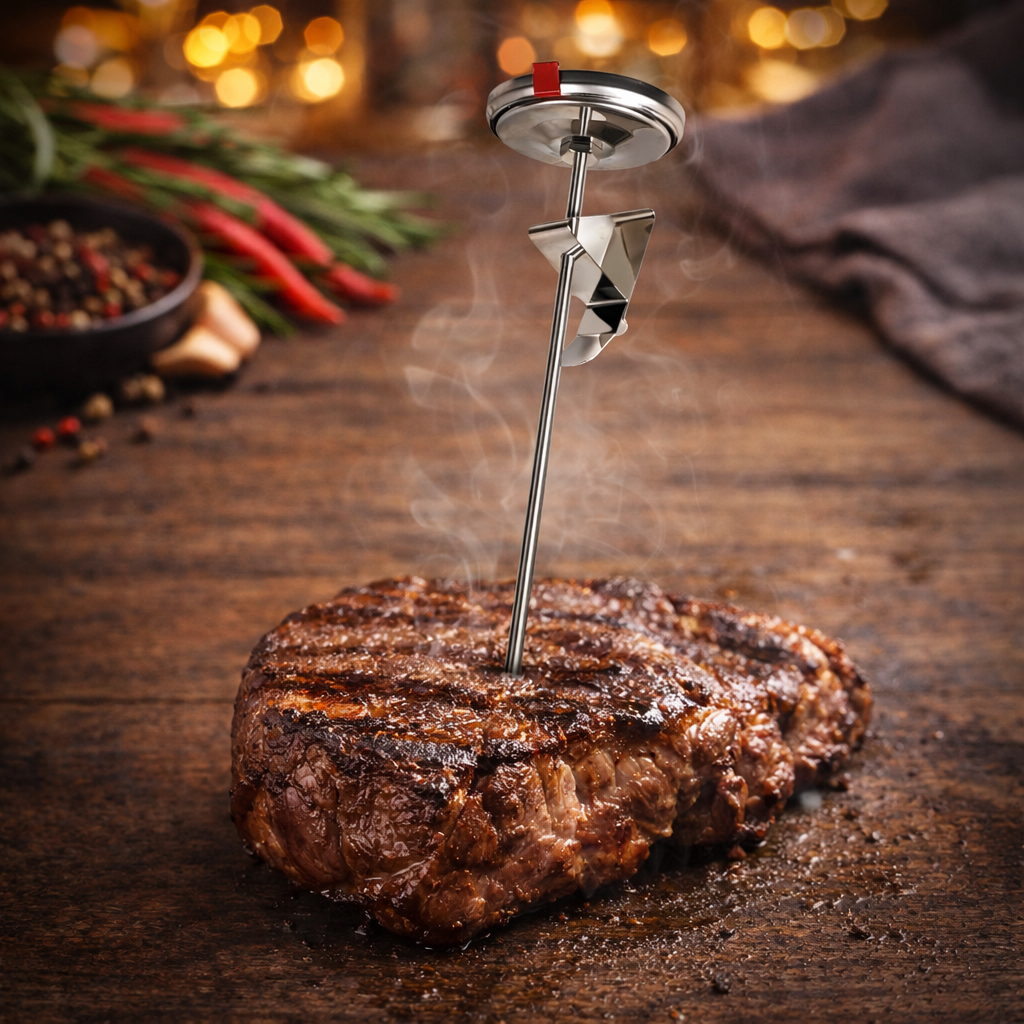 TaffHOME Termometer Celup Makanan Kitchen Temperature BBQ Oven Meals - TH5200 Gambar produk TaffHOME Termometer Celup Makanan Kitchen Temperature BBQ Oven Meals - TH5200