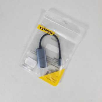 Gambar produk ESSAGER Kabel Adapter HDMI to Type C 4K@30Hz 120mm - EZJ4K30-MX0G-P