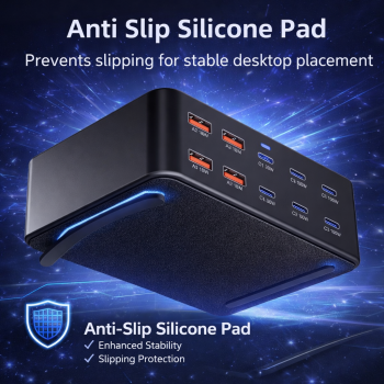 Gambar produk IHDAPP Charger Station Portable Fast Charging USB Type C 10 Port 330W - YFY-330C