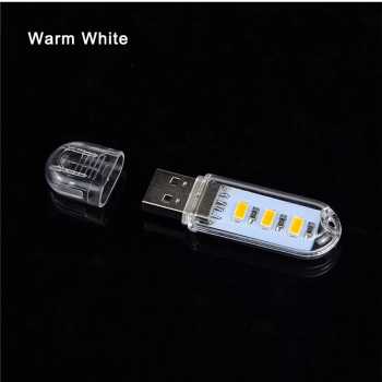 Gambar produk MeeToo Lampu Baca Mini LED USB Portable 5V 12W 3 LED Warm White - SMD 5730
