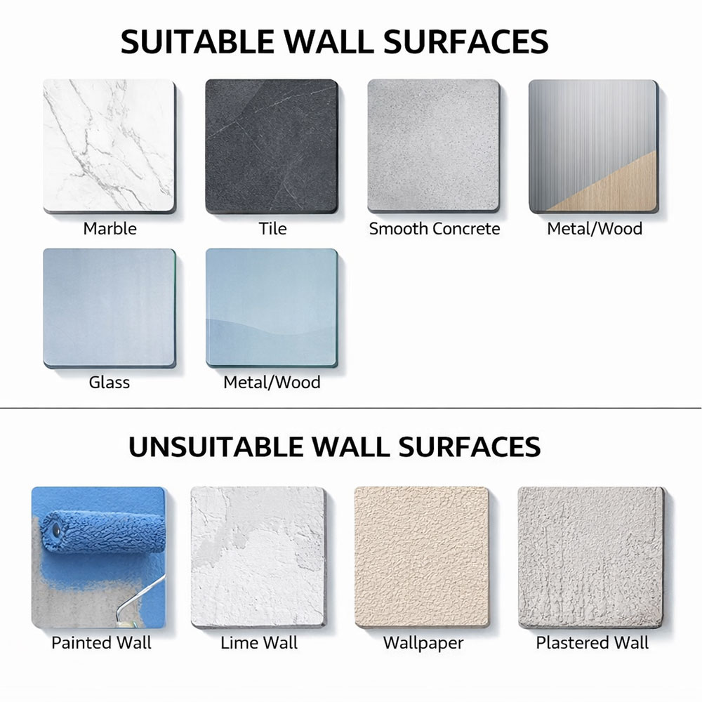 ATORSE Kotak Tisu Kamar Mandi Aluminium Waterproof Hole Free - Y-24 Gambar produk ATORSE Kotak Tisu Kamar Mandi Aluminium Waterproof Hole Free - Y-24