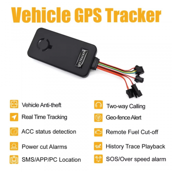 Gambar produk Veclumin Alat Pelacak Mobil Motor GPS Tracker Alarm Intercom 2G 9-90V - CY21