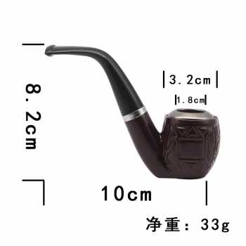 Gambar produk Jodel Pipa Rokok Tembakau Cangklong Tobacco Pipe Resin Washable Filter - ZF901