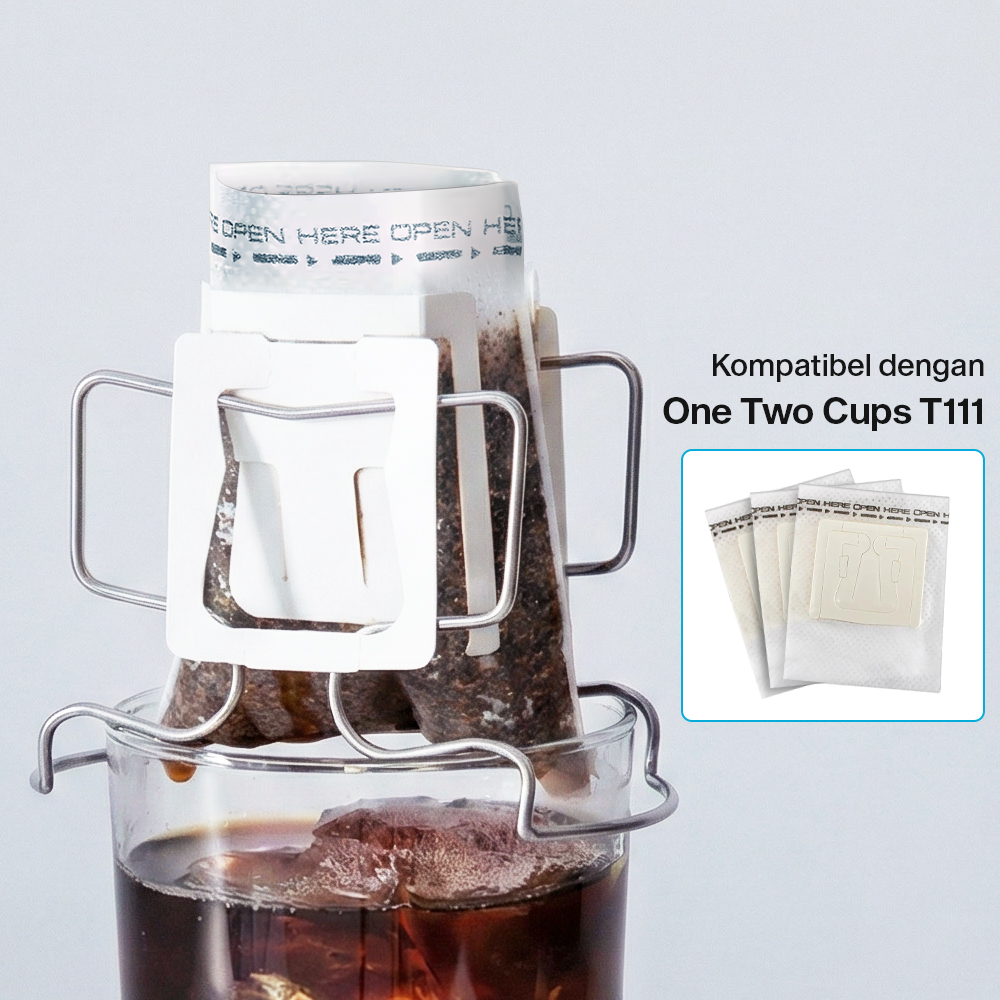 HOLDI Coffee Drip Bag Holder Kertas Penyaring Kopi Stainless Steel 304 - P-020 Gambar produk HOLDI Coffee Drip Bag Holder Kertas Penyaring Kopi Stainless Steel 304 - P-020