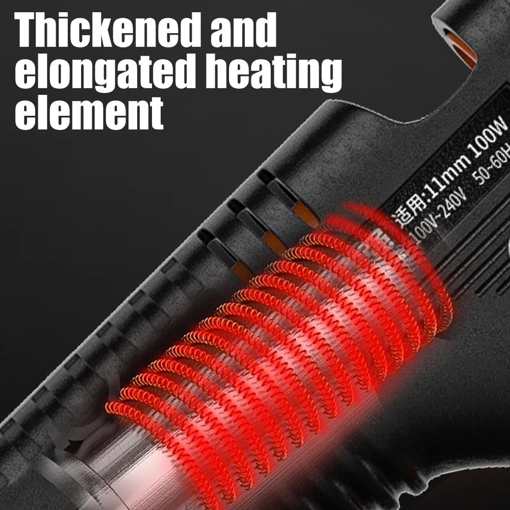 SEISSO Hot Melt Glue Gun Heating Tool Pistol Lem Tembak Panas 150W - QT-305 Gambar produk SEISSO Hot Melt Glue Gun Heating Tool Pistol Lem Tembak Panas 150W - QT-305