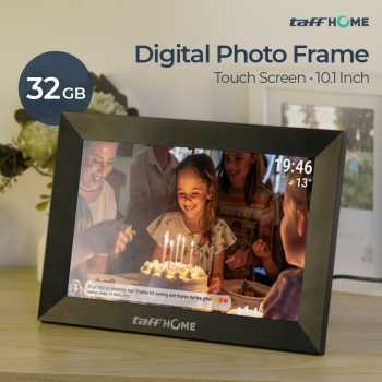 Gambar produk TaffHOME Uhale Digital Photo Frame Bingkai Foto Touch 10.1 Inch - 101F
