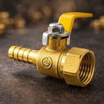 MXLA Katup Bola Ball Valve Thread Connector Joint Iron Pipe 1/2 Inch - DN15