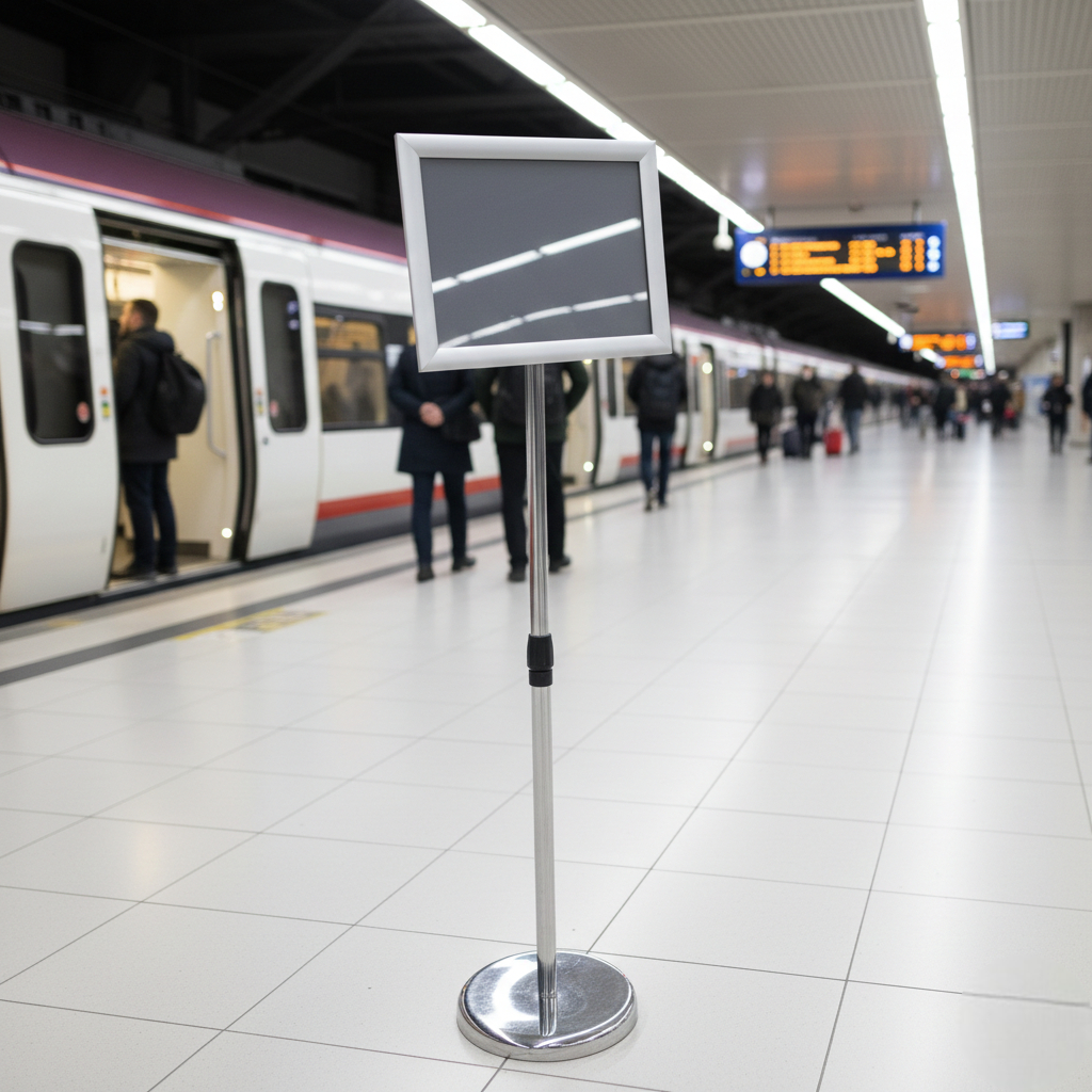 Derflex Papan Iklan Standing Poster Advertising Billboard Stainless A4 - INU200 Gambar produk Derflex Papan Iklan Standing Poster Advertising Billboard Stainless A4 - INU200