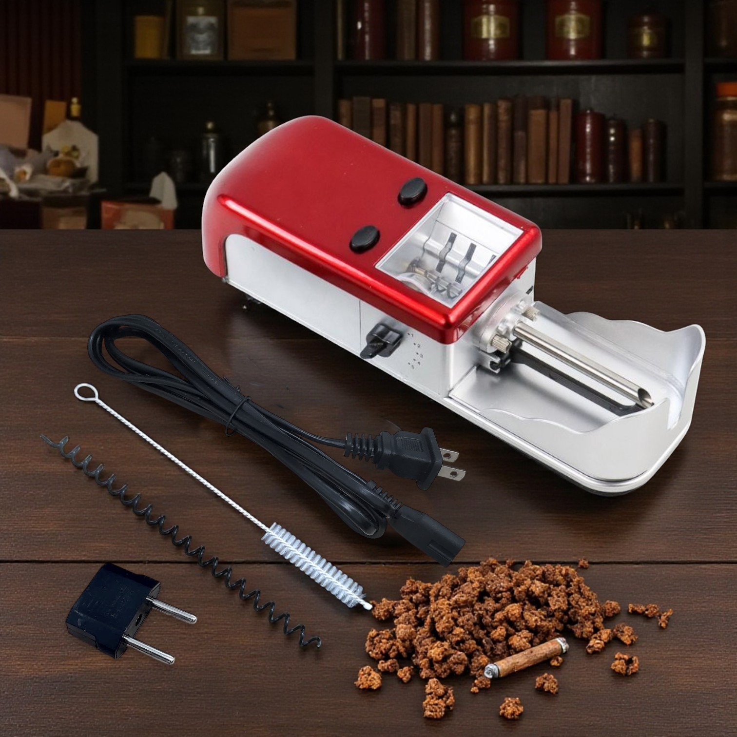 Royal Alat Linting Rokok Otomatis Electric Roller 7.5mm - T3-03 Gambar produk Royal Alat Linting Rokok Otomatis Electric Roller 7.5mm - T3-03