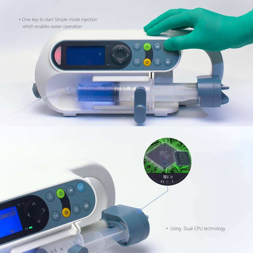 TaffOmicron Pompa Syringe Pump Weight Mode Drug Library 1000 Data - SP1 Gambar produk TaffOmicron Pompa Syringe Pump Weight Mode Drug Library 1000 Data - SP1