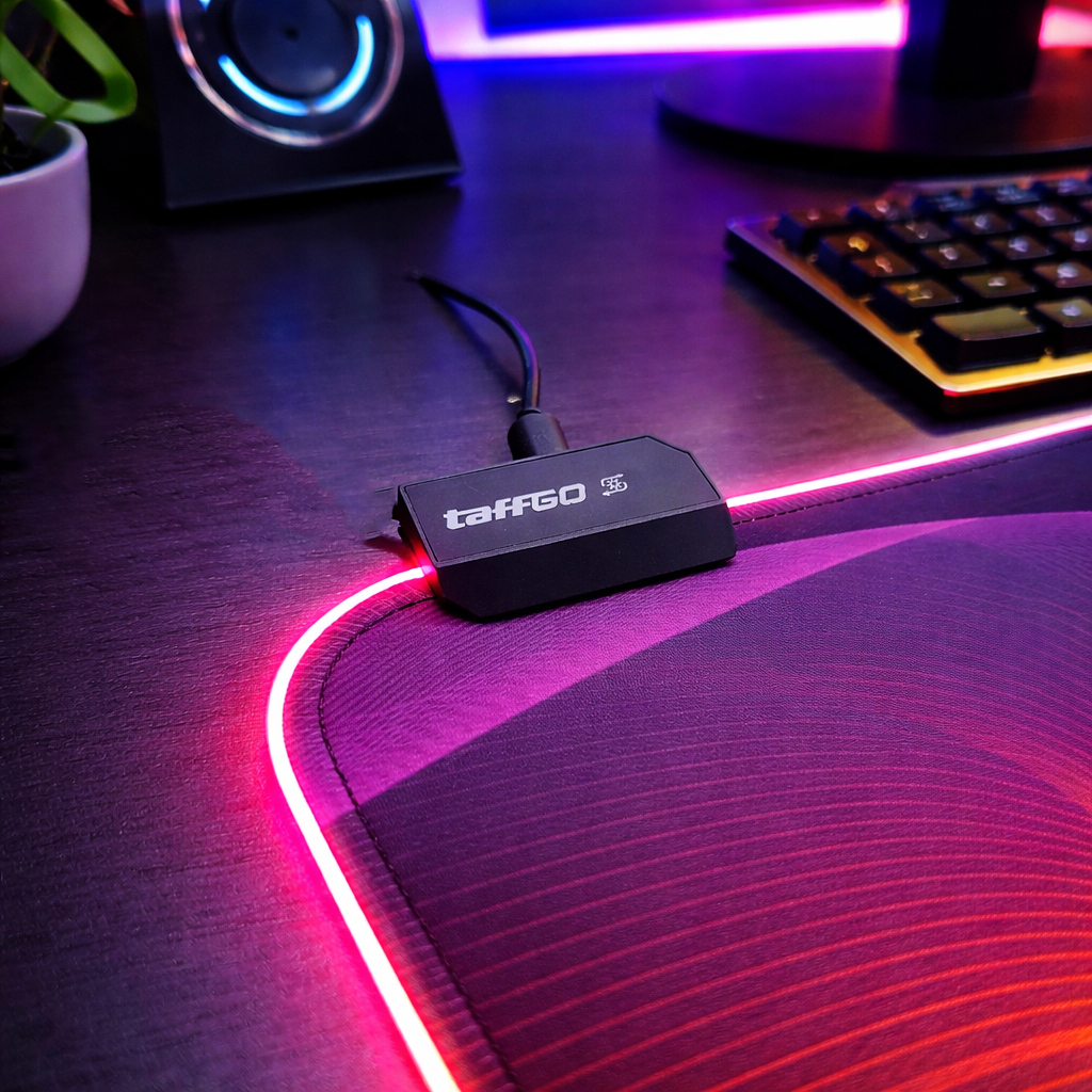 TaffGO Gaming Mouse Pad Illuminated RGB 800x300x3mm - GMS-WT-5 Gambar produk TaffGO Gaming Mouse Pad Illuminated RGB 800x300x3mm - GMS-WT-5
