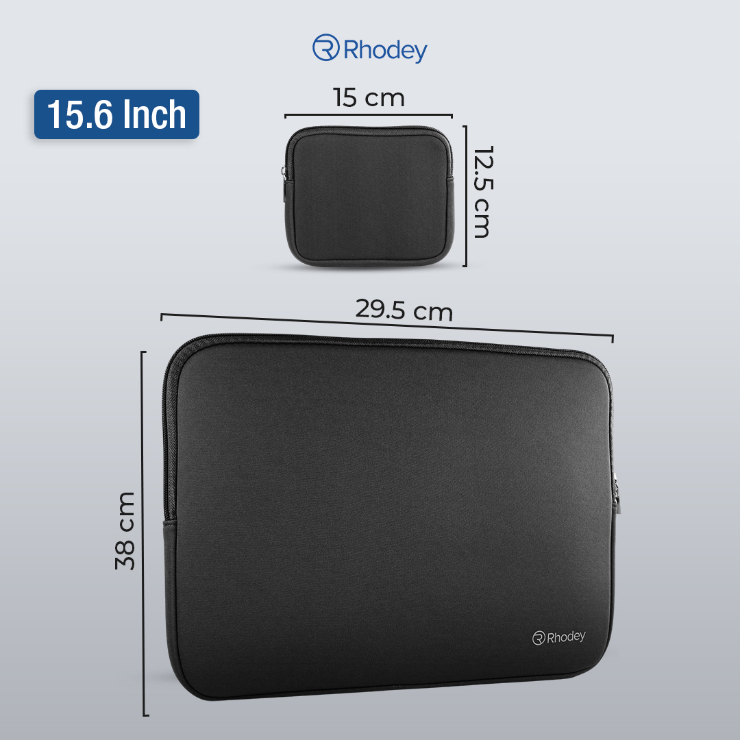 Rhodey Sleeve Case for MacBook Pro Touch Bar Neoprene with Pouch 15.6 Inch - YG6005 Gambar produk Rhodey Sleeve Case for MacBook Pro Touch Bar Neoprene with Pouch 15.6 Inch - YG6005