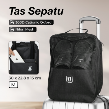 Ishiline Tas Sepatu Olahraga Organizer Waterproof Travel Shoes Bag - S-041