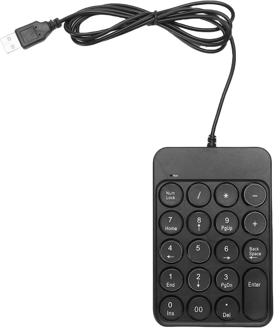 Taffware Keypad Numeric 19 Numpad Slim Mini Portable Wired - Q9 Gambar produk Taffware Keypad Numeric 19 Numpad Slim Mini Portable Wired - Q9