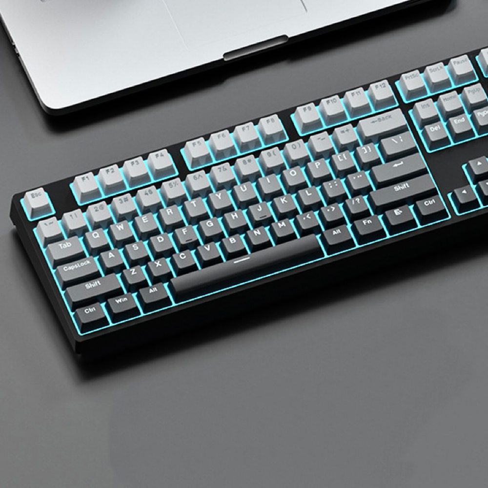 YOSOO Keyboard Gaming Mechanical Feel 108 Key Green Switch 3in1 Mode - H108 Gambar produk YOSOO Keyboard Gaming Mechanical Feel 108 Key Green Switch 3in1 Mode - H108