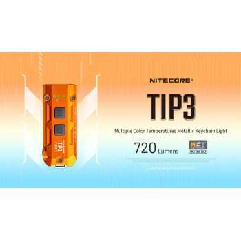 Nitecore Senter LED Mini Gantungan Keychain Flashlight 700 Lumens - TIP3