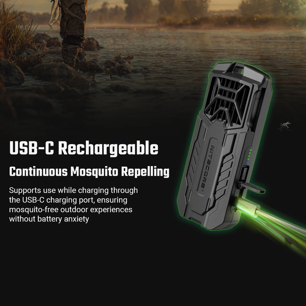 Gambar produk NITECORE Alat Pengusir Nyamuk Elektrik Mosquito Repeller 5200mAh - EMR16