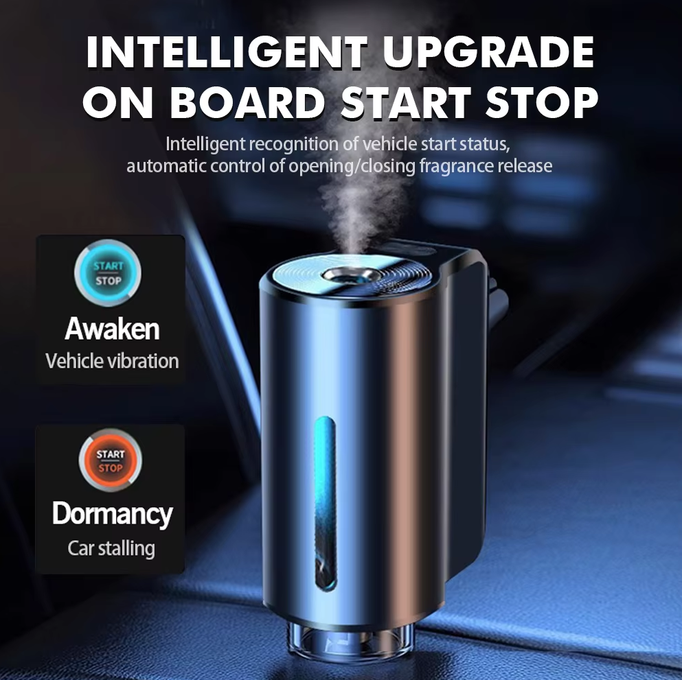 NEBULA Diffuser Mobil Otomatis Smart Sensor Aromatherapy 3 Level 10ml Chanel - M80 Gambar produk NEBULA Diffuser Mobil Otomatis Smart Sensor Aromatherapy 3 Level 10ml Chanel - M80