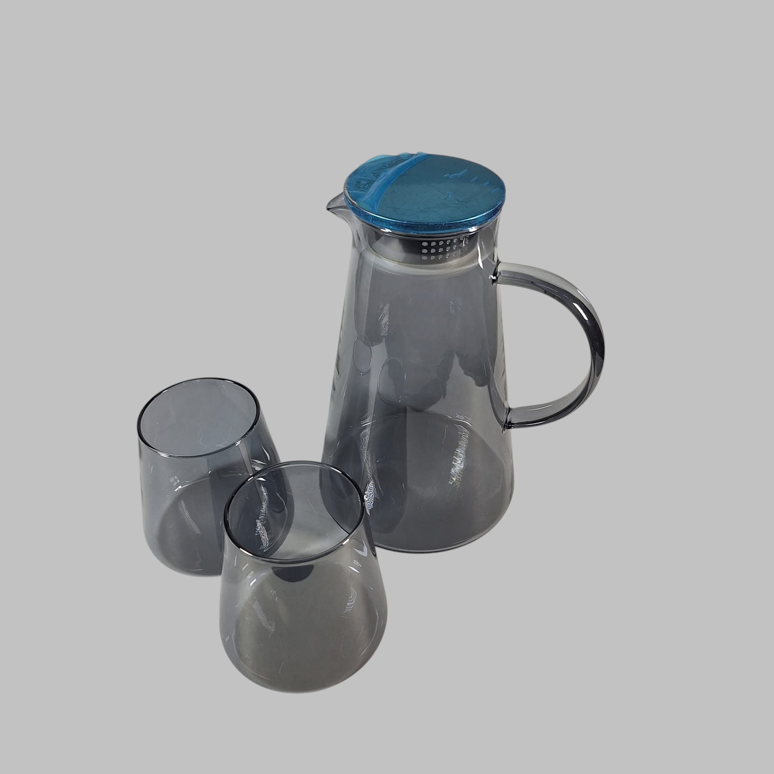 GIANXI Set Teko Gelas Kaca Kopi Teh 1 Pitcher 2 Cups Heat Proof 1.8L - GX18 Gambar produk GIANXI Set Teko Gelas Kaca Kopi Teh 1 Pitcher 2 Cups Heat Proof 1.8L - GX18