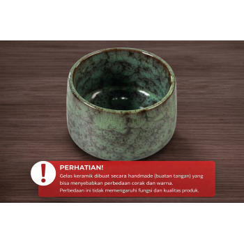 Gambar produk One Two Cups Gelas Keramik Kopi Teh Vintage Japanese Ceramic Cup 200ml - FB014