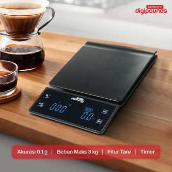 Taffware Digipounds Timbangan Kopi Digital Scale Recharge 3kg 0.1g - EK6002