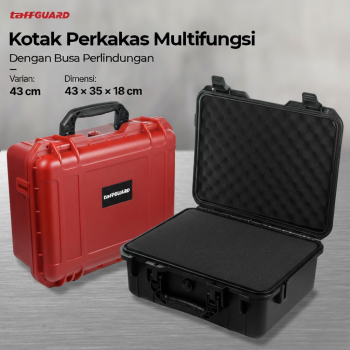 TaffGUARD Kotak Perkakas Multifungsi Storage Tool Box with Sponge - TH5
