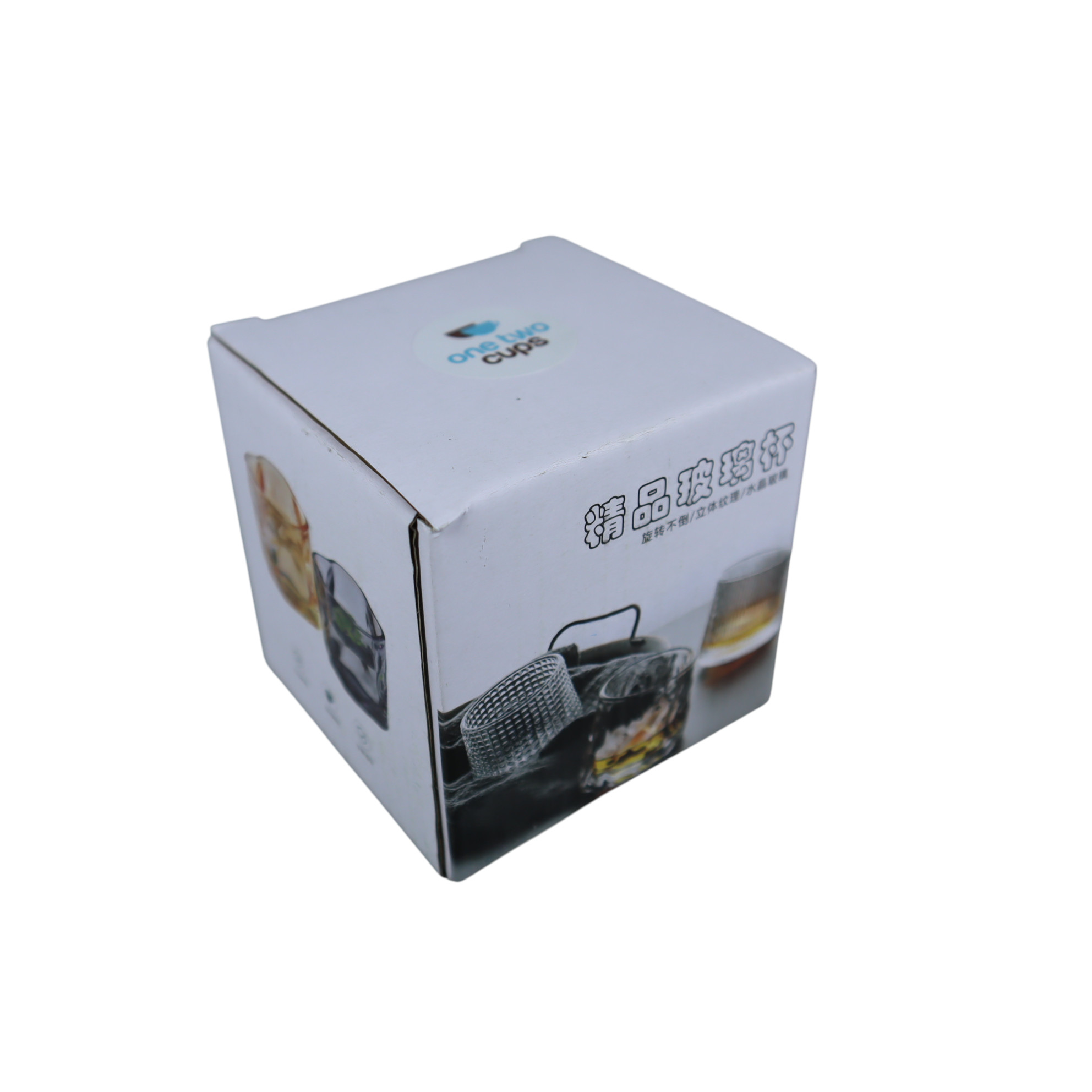 One Two Cups Gelas Whisky Crystal Spinning Wobble Rock Glass 150ml Tree - YJ101 Gambar produk One Two Cups Gelas Whisky Crystal Spinning Wobble Rock Glass 150ml Tree - YJ101