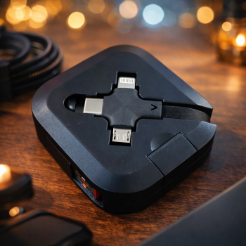 Gambar produk IBO Kabel Data 3in1 Fast Charging Lightning Micro USB Type C 66W 1.2M - IB385