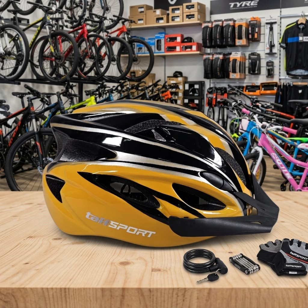 TaffSPORT Helm Sepeda Bicycle Road Bike Helmet EPS PVC 18 Air Vent - X40 Gambar produk TaffSPORT Helm Sepeda Bicycle Road Bike Helmet EPS PVC 18 Air Vent - X40