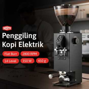 Trieste Penggiling Biji Kopi Coffee Grinder Auto Tamper 350W 450gr - K-64Y