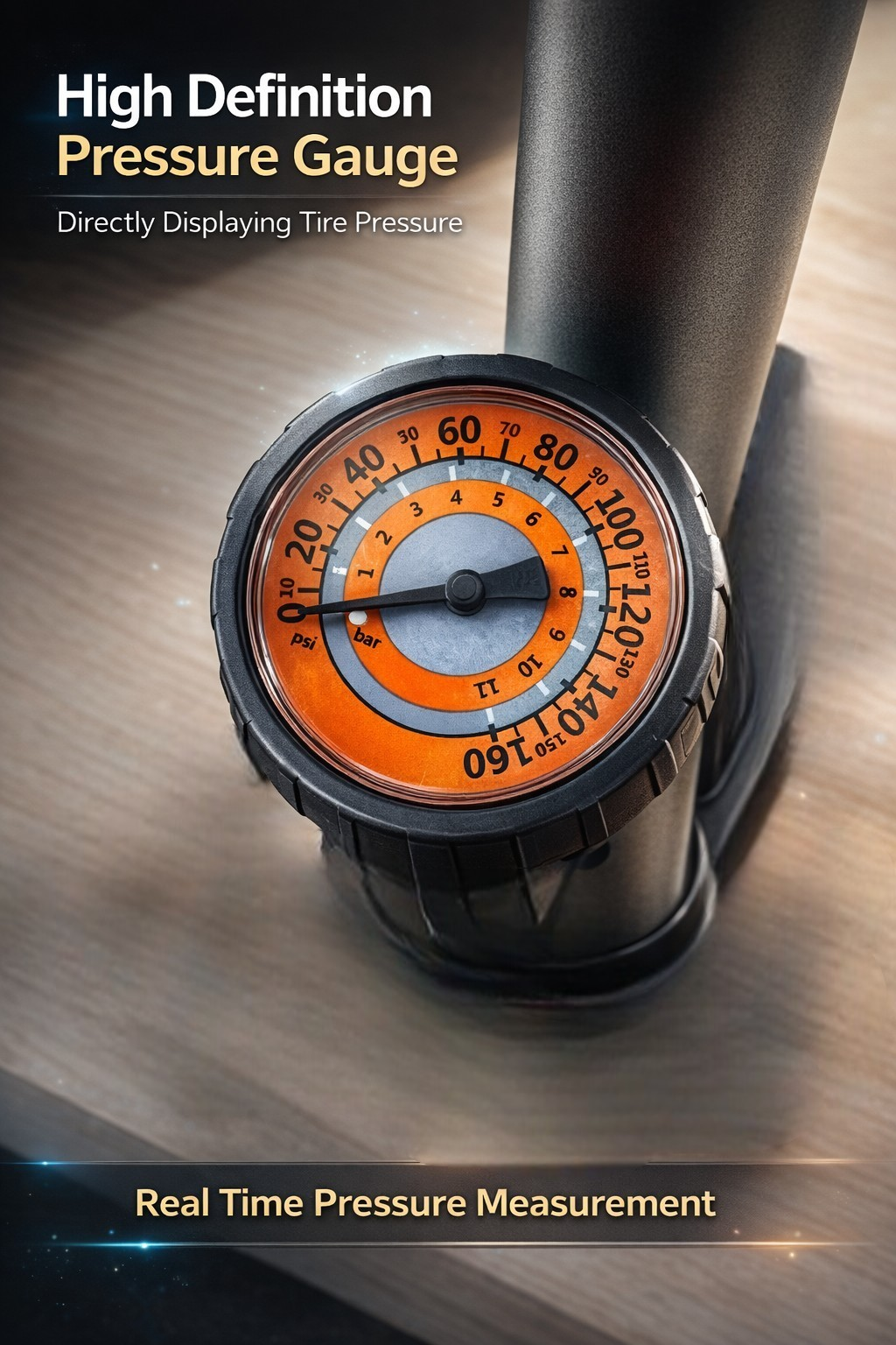 Autocamp Pompa Angin Ban Sepeda Manual Air Pressure Pump 160 PSI - CT-909 Gambar produk Autocamp Pompa Angin Ban Sepeda Manual Air Pressure Pump 160 PSI - CT-909