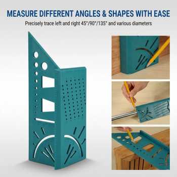 Gambar produk DIDIHOU Penggaris Mark Line Measuring Gauge T-Type Ruler 90 Degree - M15