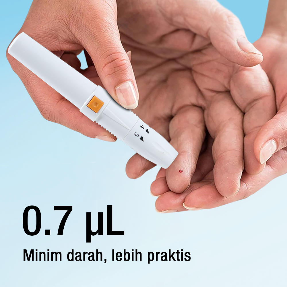 XIUDA Alat Cek Gula Darah Glucometer Kit 50 Test Strips - G058 Gambar produk XIUDA Alat Cek Gula Darah Glucometer Kit 50 Test Strips - G058