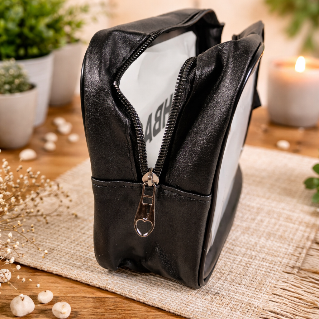 Gambar produk WASHBAG Tas Kosmetik Alat Make Up Portable Pouch Korean PVC Size M - B411