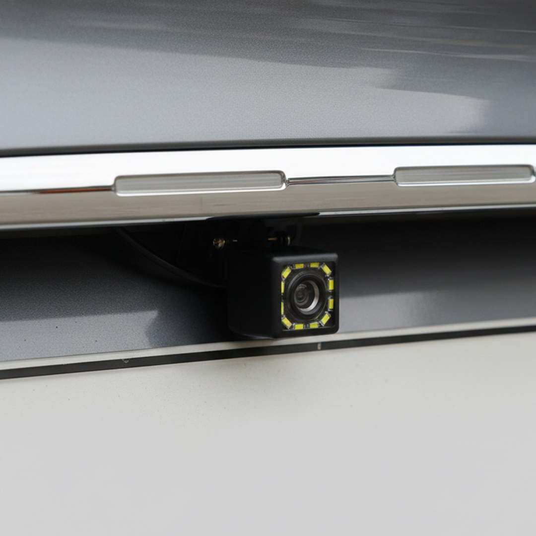 THREECAR Kamera Mundur Parkir Mobil Night Vision 488p 12 LED IP68 - S12 Gambar produk THREECAR Kamera Mundur Parkir Mobil Night Vision 488p 12 LED IP68 - S12