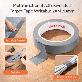 TaffPACK Lakban Kain Karpet Multifungsi Adhesive Cloth Tape Writable - 23OU