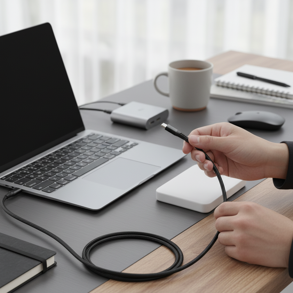 Gambar produk AUFU Kabel Data Type C to Type C Charger Braided Fast Charging 6A 66W 2M - KD66