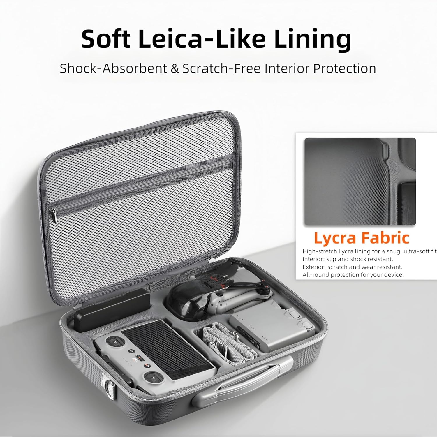 GiNiffe Tas Drone Hard Shell Protective Storage Bag DJI Mini 5 Pro - Z60 Gambar produk GiNiffe Tas Drone Hard Shell Protective Storage Bag DJI Mini 5 Pro - Z60