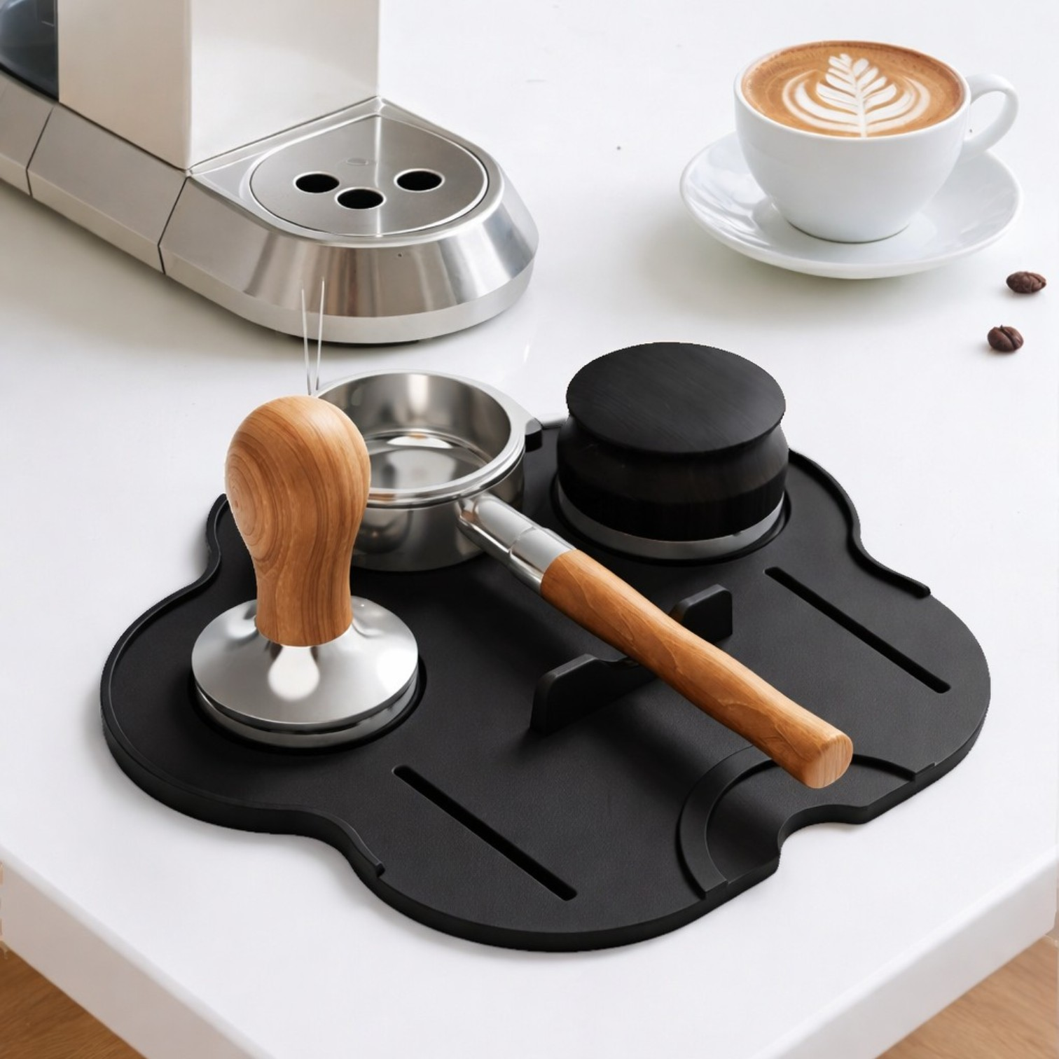 Gambar produk LUZ Wadah Alat Kopi Portafilter Tamper Tamping Silicone Coffee - L-44