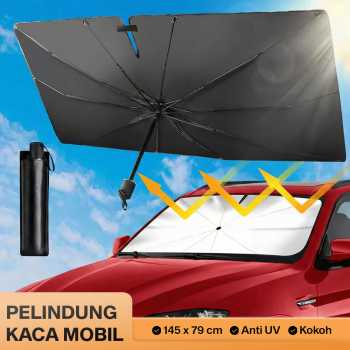Gambar produk Tohuu Pelindung Kaca Depan Mobil Anti UV Car Sun Shade 145x79cm - TH79