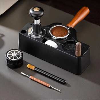 Gambar produk PUSEE Wadah Alat Kopi Portafilter Tamper Mat Storage Adjustable - BB-350