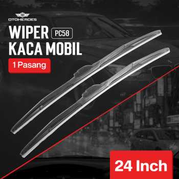 OTOHEROES Wiper Kaca Mobil Boneless Universal 3 Section 1 Pair - PC58