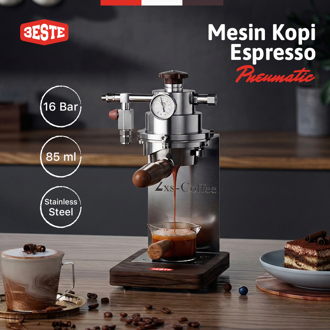 Trieste Mesin Kopi Espresso Pneumatic Coffee Maker 85ml with PID - AW1S Gambar produk Trieste Mesin Kopi Espresso Pneumatic Coffee Maker 85ml with PID - AW1S