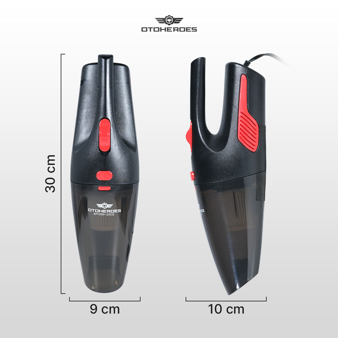 OTOHEROES Vacuum Cleaner Penyedot Debu Mobil 12V 120W - APY2001-2XCQ Gambar produk OTOHEROES Vacuum Cleaner Penyedot Debu Mobil 12V 120W - APY2001-2XCQ