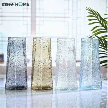 TaffHOME Vas Bunga Dekorasi Interior Ruang Tamu Model Triangle - QT-03