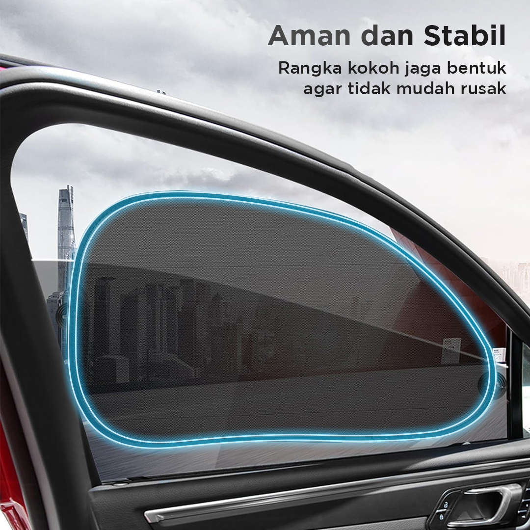 Mayitr Pelindung UV Jendela Mobil Car Sun Shade Visor 65x38cm 2 PCS - GS-005 Gambar produk Mayitr Pelindung UV Jendela Mobil Car Sun Shade Visor 65x38cm 2 PCS - GS-005