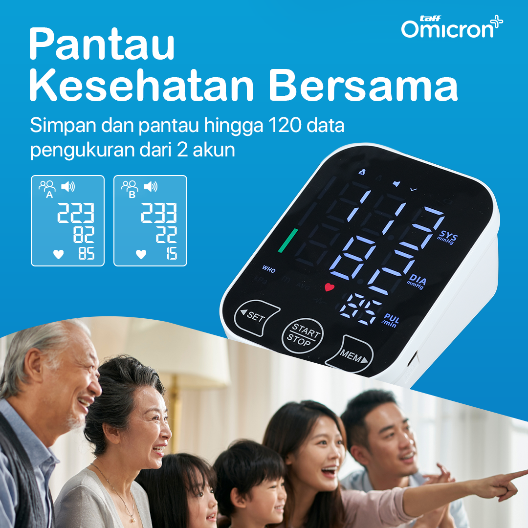 JBKOM Tensimeter Digital Pengukur Tekanan Darah Dual Power Bahasa Indonesia - BK-803 Gambar produk JBKOM Tensimeter Digital Pengukur Tekanan Darah Dual Power Bahasa Indonesia - BK-803