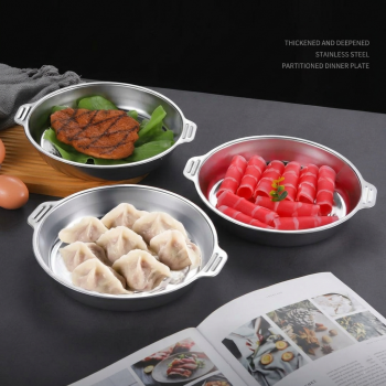 Aihogard Loyang Nampan Bulat Baking Pan Stainless Steel 316 26x18x4cm - AG55