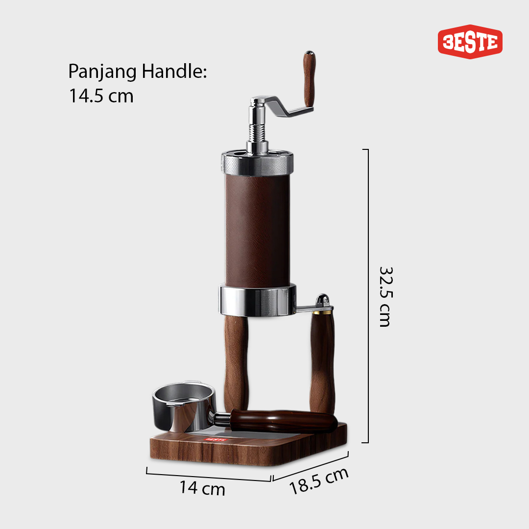 Trieste Mesin Kopi Espresso Manual Hand Crank Pneumatic 85ml with PID - AWS Gambar produk Trieste Mesin Kopi Espresso Manual Hand Crank Pneumatic 85ml with PID - AWS